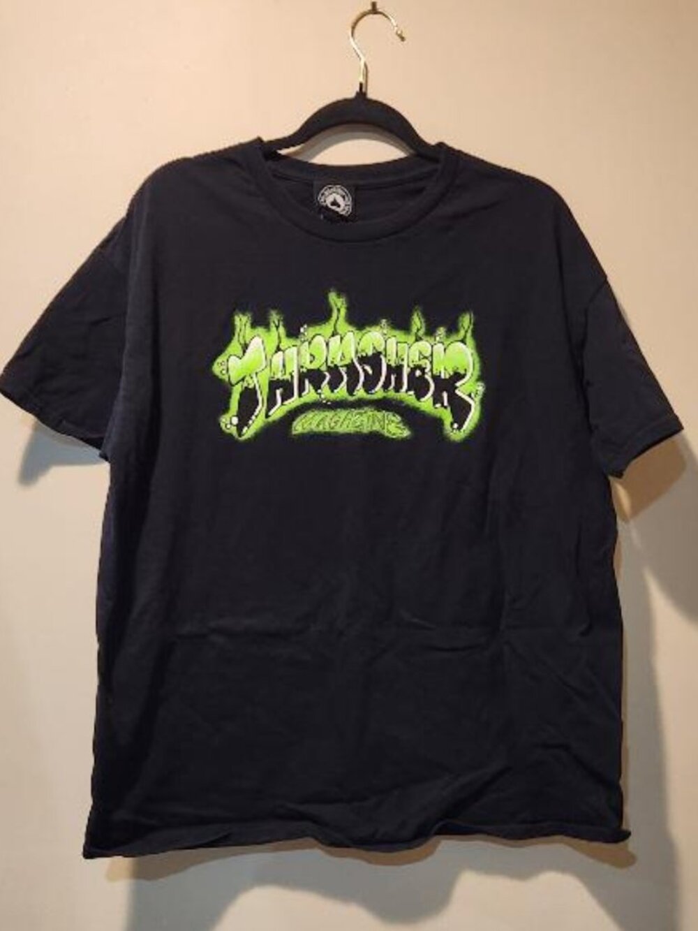 Thrasher Airbrush T-Shirts Black Men's XL